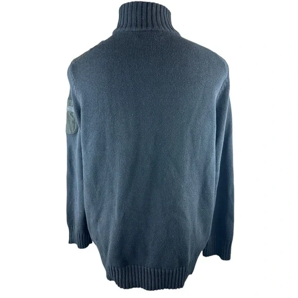 Ralph Lauren Full Zip Ribbed Knit Cardigan Sweater Pocket Arm Patch Plus Size 2X - Picture 12 of 12